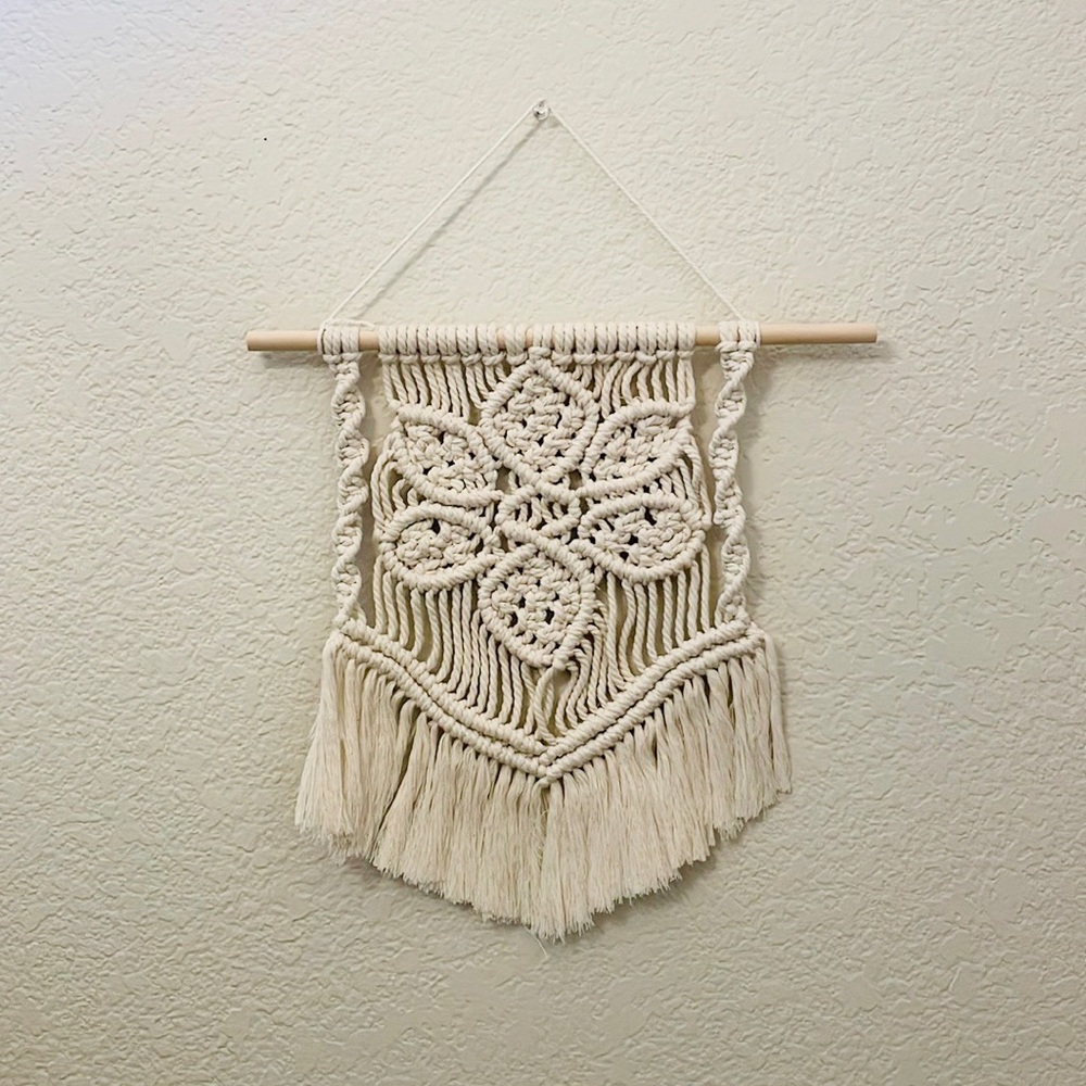 Flower Macrame Wall Hanging